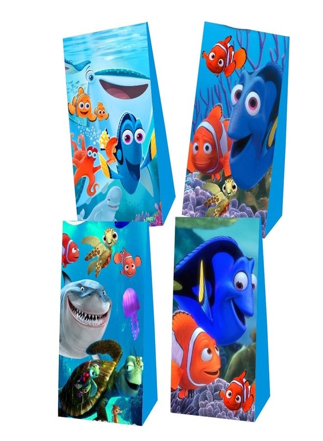 fancigo 12Pcs Finding Nemo Party Gift Bags Goodie Bags for Kids Birthday Decorations Party Supplies - Image 3